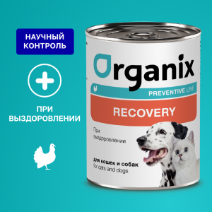 Recovery  Консервы для кошек и собак в период анорексии, выздоровления и послеоперационного восстановления.  Влажный, ветеринарный, диетический корм (100 г)