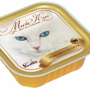 Консервы для кошек "МуррКисс" говядина ассорти (100 г)