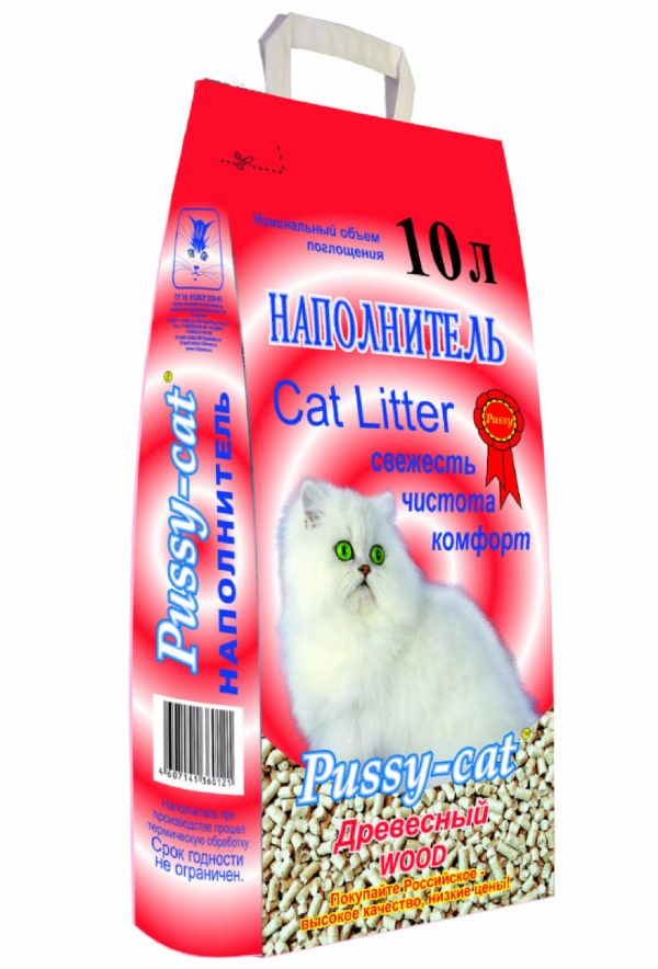 Древесный наполнитель, 10л (5 кг)
