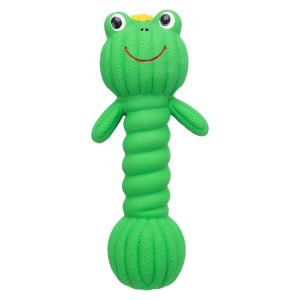 Игрушка гантель-лягушка, 18 см (68 г)