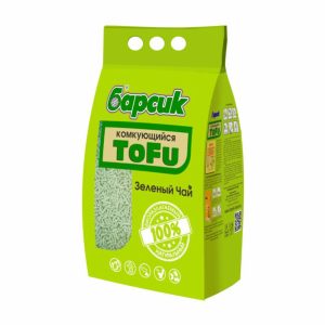 Наполнитель комкующийся TOFU, Зелёный Чай (30 л)