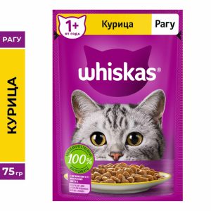 Влажный корм для кошек, рагу с курицей (75 г)