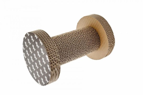 Картонная когтеточка "Гантель" (230 г)