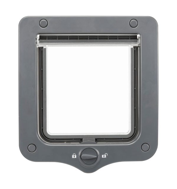 Дверца для кошки 2-Way, 20 * 22 см, серая (395 г)