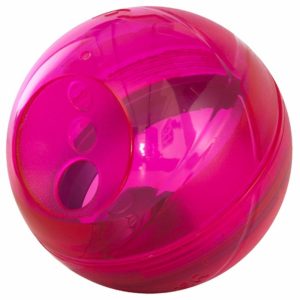 Игрушка кормушка для собак TUMBLER, розовый (ЮАР) (d 12 см)