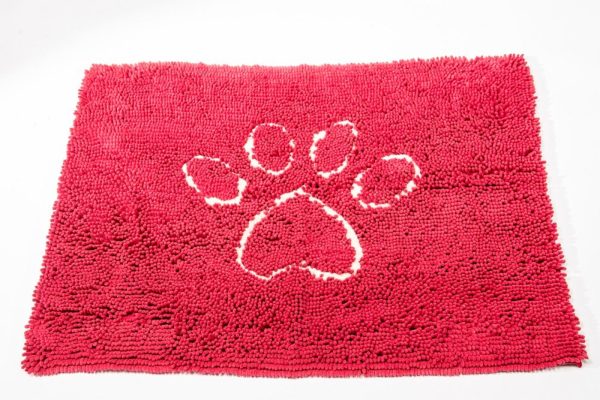 Коврик для собак супервпитывающий Doormat M, 51*79см, красный (953 г)