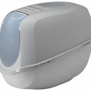 Туалет-домик Mega Smart с угольным фильтром, 65х48.5х46 см, титановый серый (Бельгия) (65х48,5х46 см)