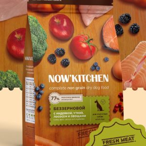Fresh беззерновой корм для взрослых собак со свежей индейкой, уткой, лососем, Adult Grain-free Recipe, Turkey, Duck, Salmon, 1,59 кг (1.59 кг)