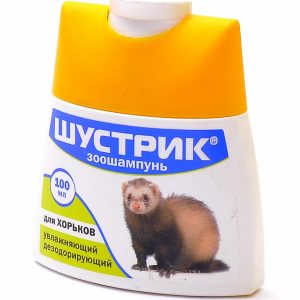Зоошампунь Шустрик для хорьков, увлажняющий дезодорирующий (100 мл)