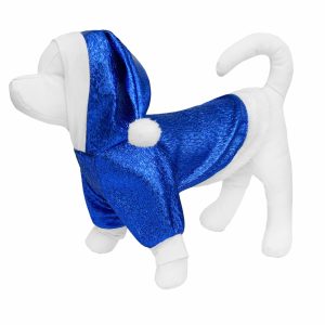 Костюм новогодний синий для кошек и собак "Сэлли" (S)