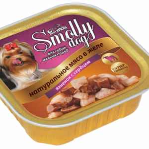 Консервы для собак "Smolly dog" ягненок с сердцем (100 г)