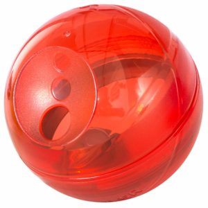 Игрушка-кормушка для собак TUMBLER, красный (ЮАР) (d 12 см)