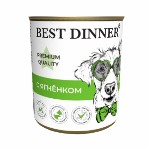 Консервы для щенков Premium Меню №1 с ягненком (340 г)