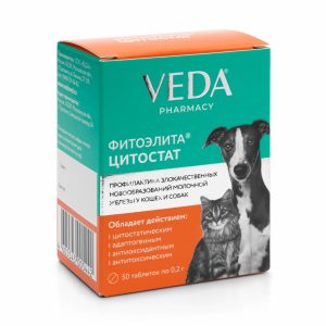 Фитоэлита Цитостат для собак и кошек профилактика и лечение молочной железы (50 таб.)