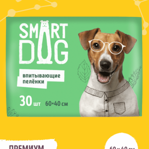 Впитывающие пеленки для собак 60х40 (30 шт)