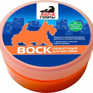 "Айда гулять" воск защитный для лап собак (100 г)