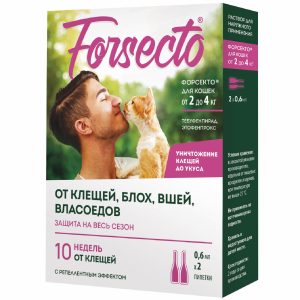 FORSECTO для кошек от 2 до 4 кг (0,6 мл)