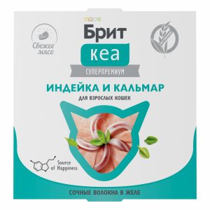 Ламистер для взрослых кошек, Индейка и Кальмар в желе, 75 г (75 г)