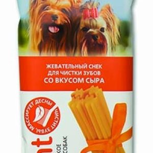 Жевательный снек DENT со вкусом сыра (для мелких пород) (40 г)