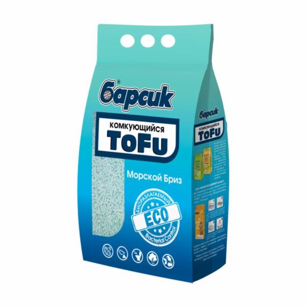 Комкующийся наполнитель TOFU Морской Бриз (2.3 кг)