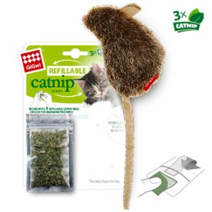 Мышка, игрушка с кошачьей мятой, 10 см (40 г)