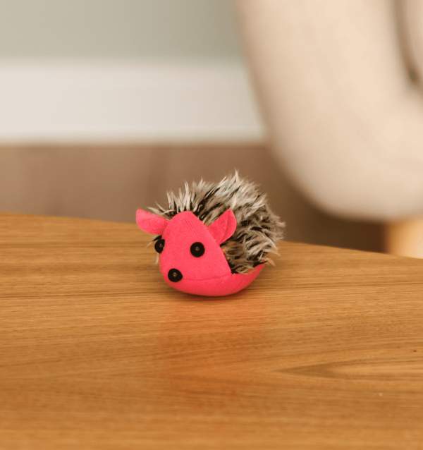 Мягкая игрушка для кошек, ежик (8х5х5 см)