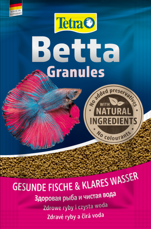 Корм для бойцовых рыб и других видов лабиринтовых. гранулы Betta Granules (5 г)