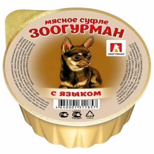 Консервы для собак «Мясное суфле»,с языком, ламистер (100 г)