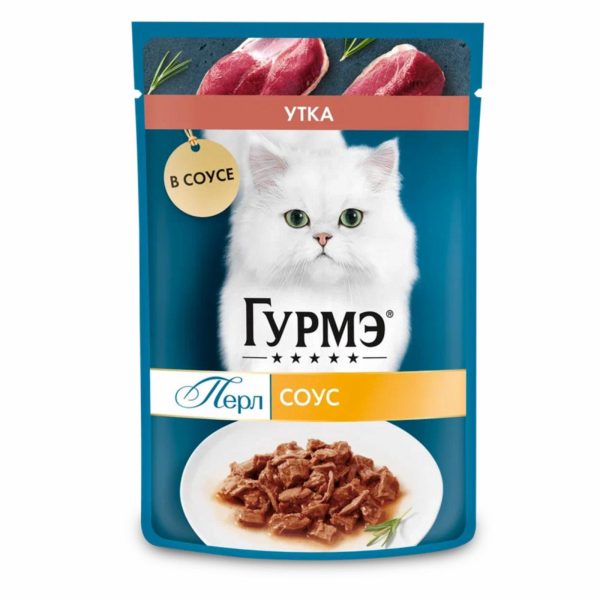 Влажный корм Перл Нежное филе для кошек, с уткой в соусе, 26 шт (26 шт)