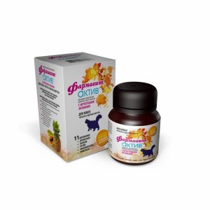 Фармавит Актив витамины для кошек"совершенство шерсти", 60 таб. (30 г)