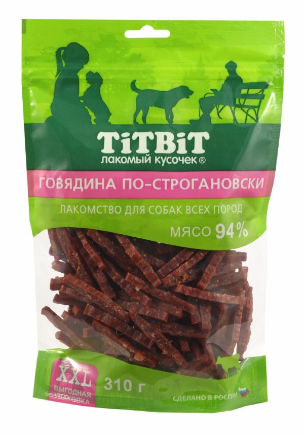 Выгодная упаковка XXL Говядина по-строгановски для собак всех пород (310 г)