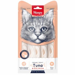 Лакомство для кошек «нежное пюре» из тунца и лосося (70 г)