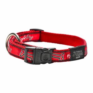 Ошейник серии "Fancy dress", "Красные косточки" (ЮАР) (XL)