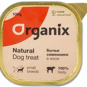 Влажное лакомство для собак бычьи семенники в желе, измельченные. (100 г)