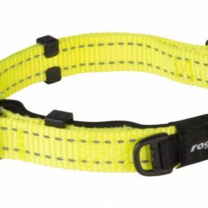 Ошейник серия "Utility" с системой безопасности, лайм (ЮАР) (XL)