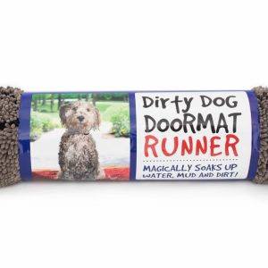 Коврик универсальный cупервпитывающ.Doormat RUNNER, 76*152 см, серый (3.08 кг)