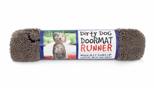 Коврик универсальный cупервпитывающ.Doormat RUNNER, 76*152 см, серый (3.08 кг)