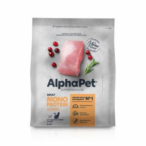 Сухой полнорационный корм из индейки для взрослых кошек (1.5 кг)