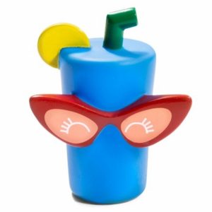 Игрушка "Коктейль" для собак мелких пород из винила (8,5х6,5х4 см)