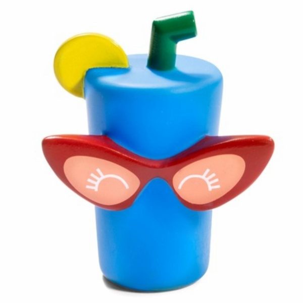 Игрушка "Коктейль" для собак мелких пород из винила (8,5х6,5х4 см)