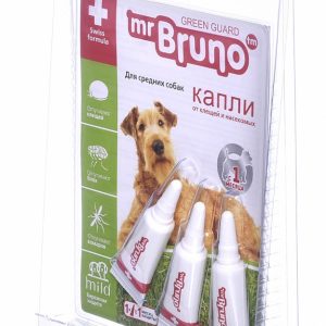 Капли репеллентные  для средних собак весом 10-30 кг, 3 шт по 2,5 мл (8 г)