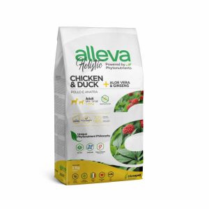 Корм для взрослых собак с курицей и уткой, алое вера и женьшенем, мини (2 кг)