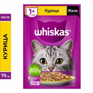 Влажный корм для кошек желе, с курицей (75 г)