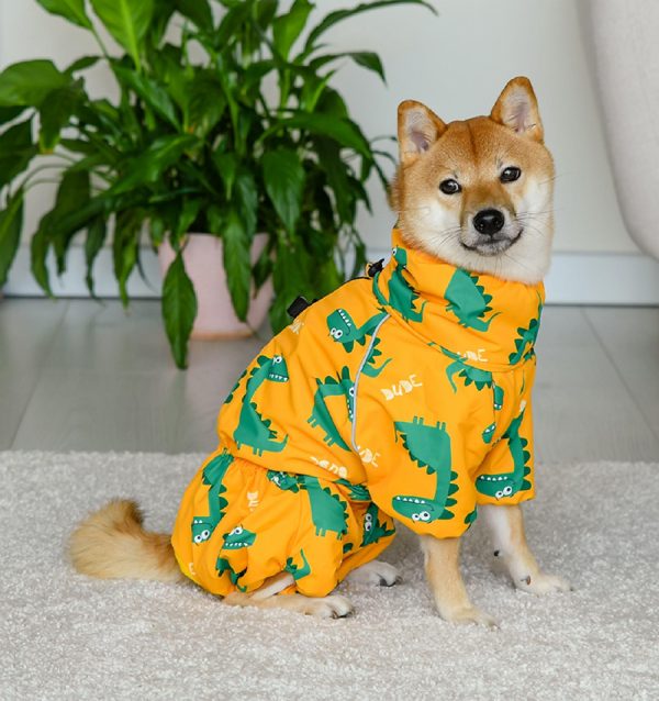 Дождевик "Дино" для собак (3XL)