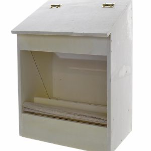 Деревянная кормушка для птиц маленькая (для вольера) 16*11*24 см (16х11х24 см)