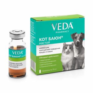 Кот баюн для коррекции поведения собак и кошек, настой, 3 флакона по 10 мл (10 г)