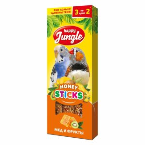 Палочки для птиц мед и фрукты 3 шт 90 гр (90 г)