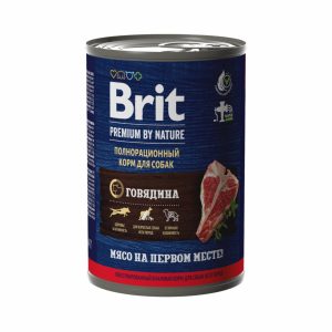 Консервы  с говядиной для взрослых собак всех пород (410 г)