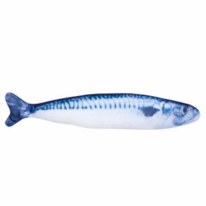 Игрушка для кошки "Скумбрия", с валерианой и кошачьей мятой (20 г)