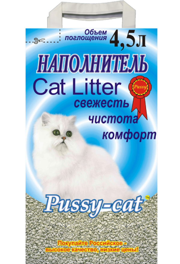 Впитывающий цеолитовый наполнитель, 4,5л (2.6 кг)